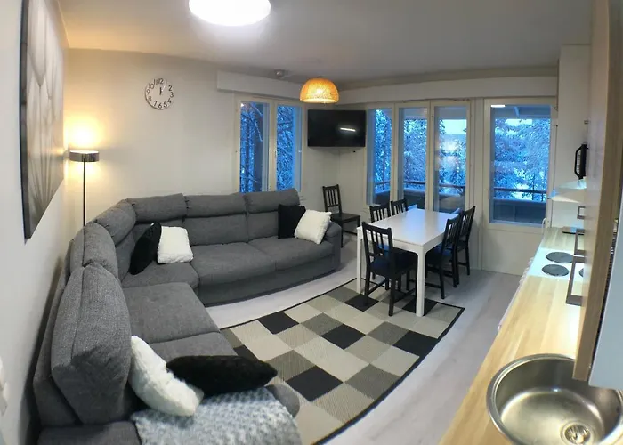 Free Downhill Skiing Ticket 1pcs Cozy And Very Peaceful Place In Levi 아파트